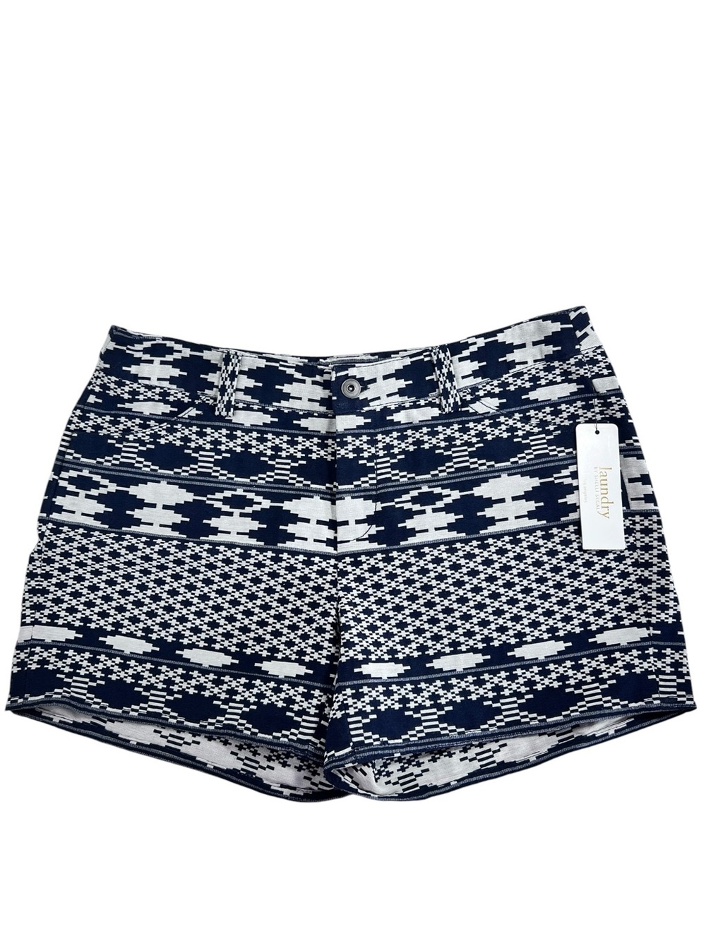 Laundry by Shelli Segal Geometric Jacquard Shorts
